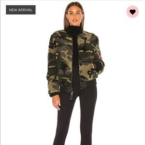 Alpha Ind. Camo Sherpa Reversible Flight Jacket